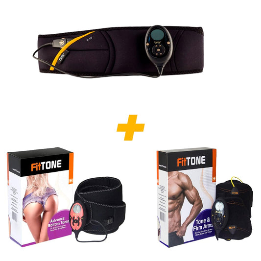 Fit-Tone Abs, Bottom & Arms Devices set for home workout