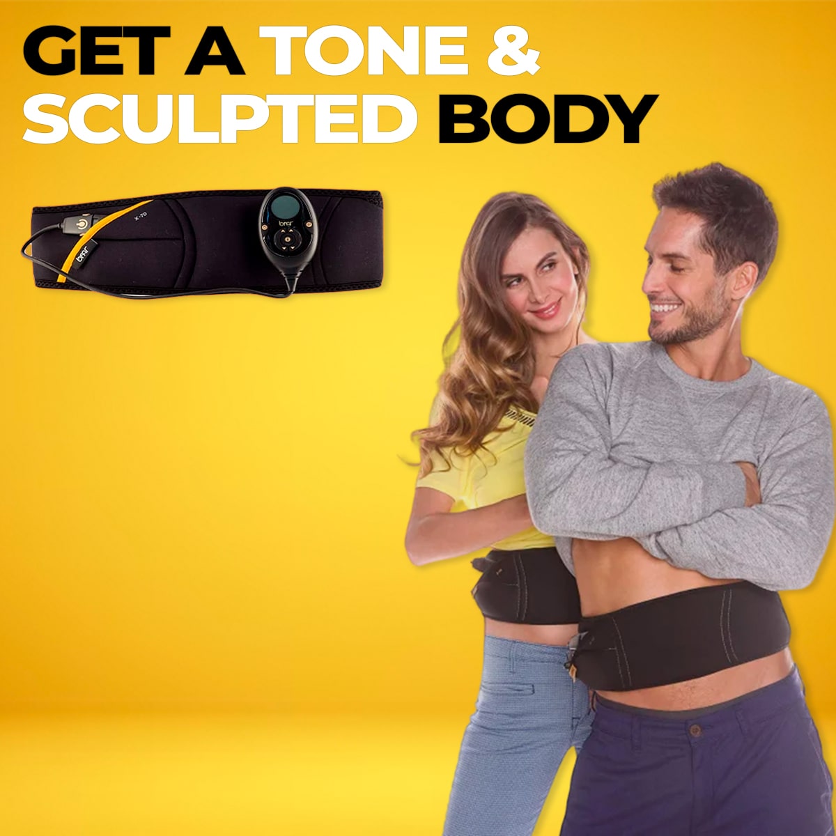 Ab Gymnic Muscle Toning Belt - Ab Toner Exercise Fitness Fat
